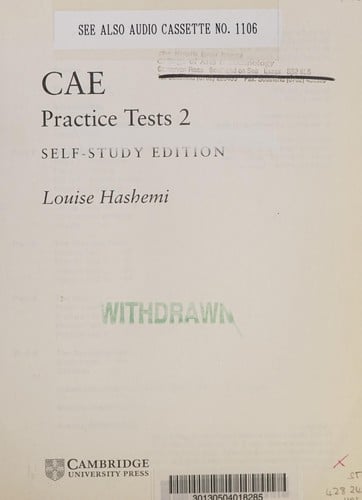 CAE Practice Tests 2 Student's book