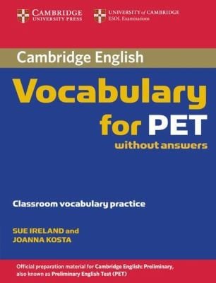 Cambridge Vocabulary For Pet Edition Without Answers