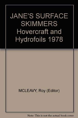 Jane's Surface Skimmers 1977-78 Hovercraft and Hydrofoils