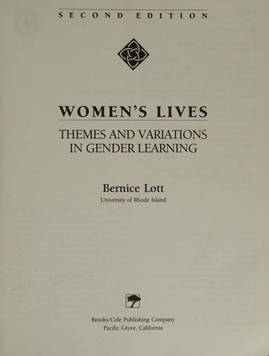 Women's Lives: Themes and Variations in Gender Learning