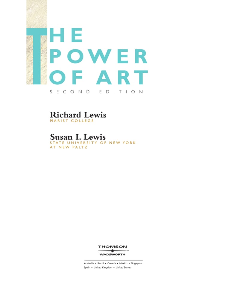 Cengage Advantage Books: The Power of Art