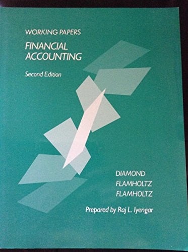 Financial Accounting: Working Papers to 2r.e