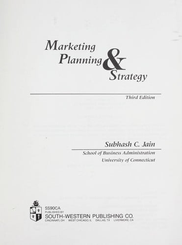 Marketing planning and strategy