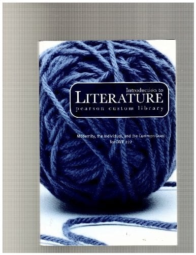 Introduction to Literature -Pearson Custom Library