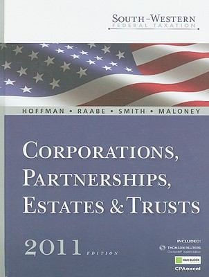 Southwestern Federal Taxation 2011 Corporations Partnerships Estates And Trusts Vol 2 With Taxcut Tax Preparation Software Cdrom