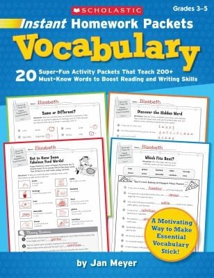 Instant Homework Packets Vocabulary