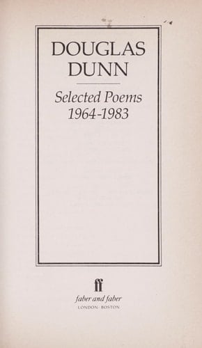 Selected Poems, 1964-1983