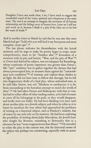Isaac Rosenberg: The half used life