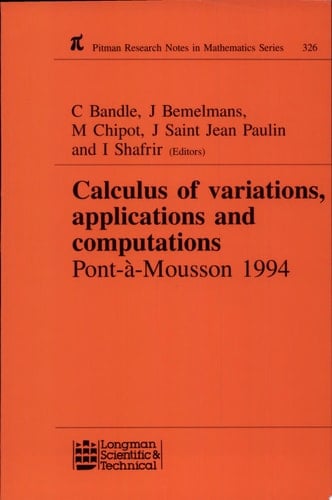 Calculus of Variations, Applications and Computations