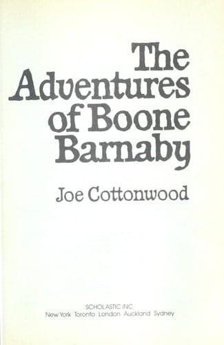 The Adventures of Boone Barnaby