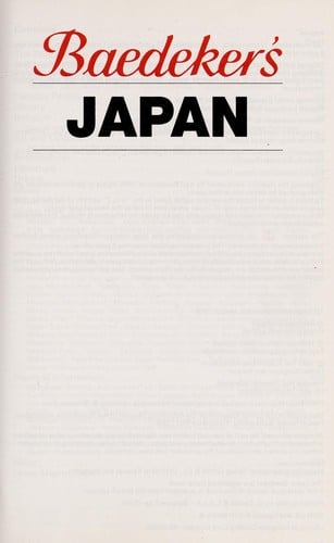 Baedeker Japan (Baedeker's Japan)