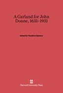 A Garland for John Donne, 1631-1931