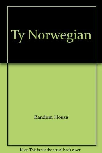 Norwegian A Book of Self-instruction in the Norwegian Bokmål