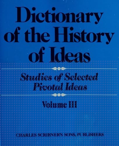 Dictionary of the History of Ideas