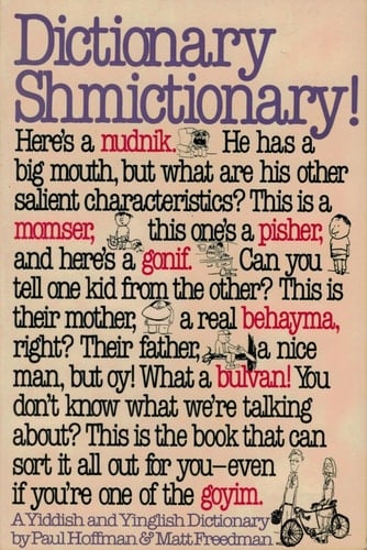 Dictionary Shmictionary! A Yiddish and Yinglish Dictionary