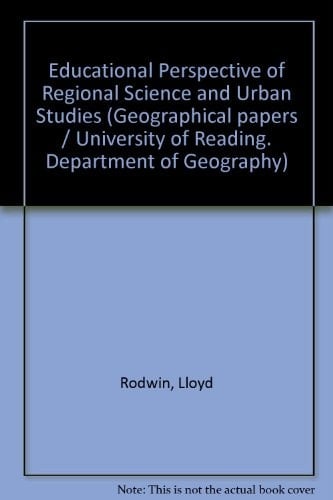 The educational perspective of regional science and urban studies (Norma Wilkinson memorial lecture)
