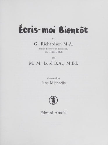 Ecris-moi bientôt