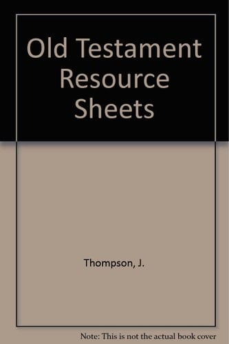 Old Testament Resource Sheets