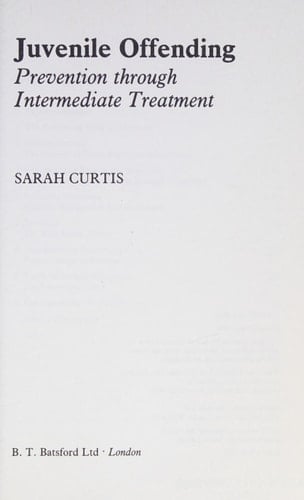 Juvenile Offending Prevention Through Intermediate Treatment