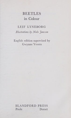 Beetles in Colour (English and Danish Edition)