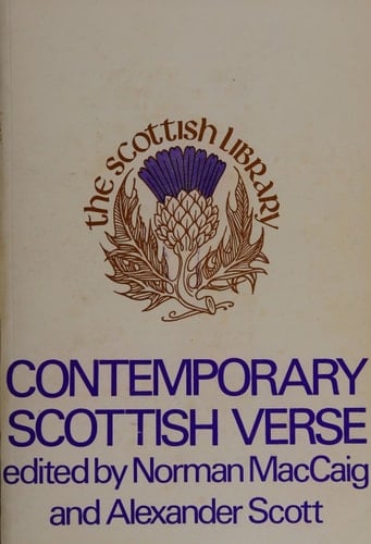 Contemporary Scottish Verse, 1959-69