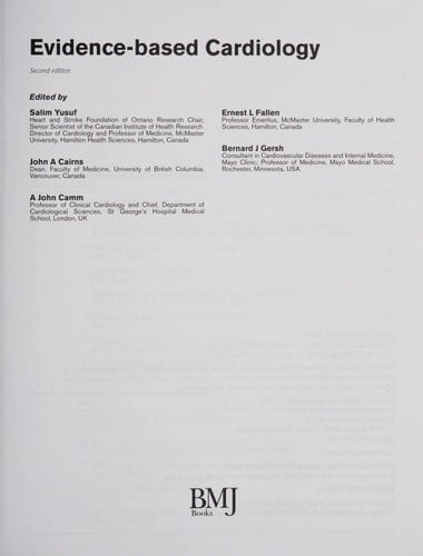 Evidence-Based Cardiology