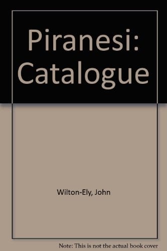 Piranesi: Catalogue