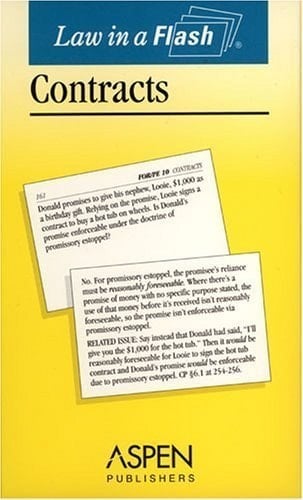 Contracts (Law in a Flash Ser)