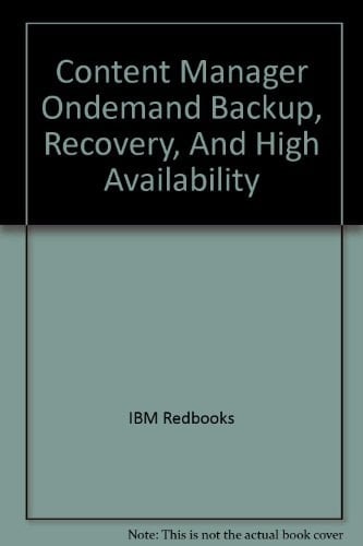 Content Manager OnDemand Backup, Recovery, and High Availability