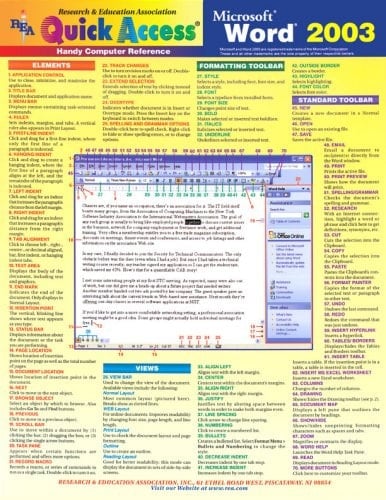 QA - Word 2003