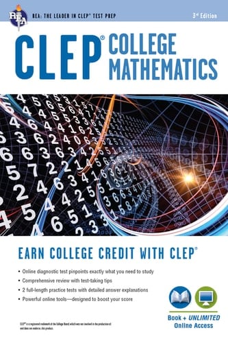 CLEP® College Mathematics Book + Online
