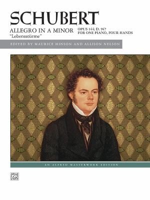 Allegro In A Minor Lebensstrme Opus 144 D 947 For One Piano Four Hands