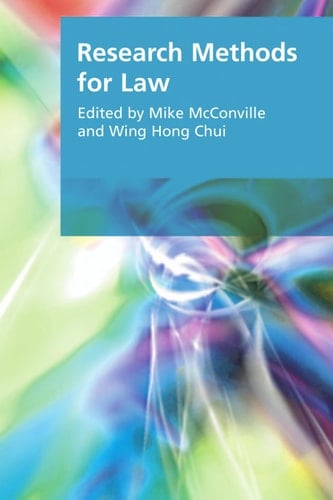 Research Methods for Law (Research Methods for the Arts and Humanities)