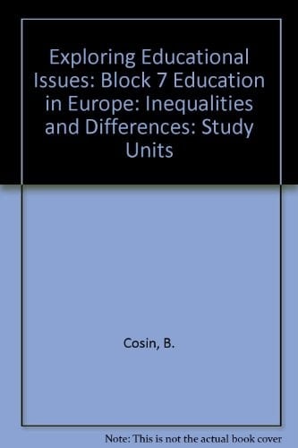 Education in Europe: Inequalities and differences
