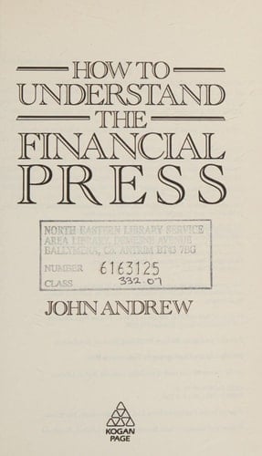 How to Understand the Financial Press