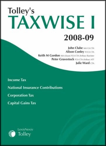 Tolley's Taxwise I 2008-09