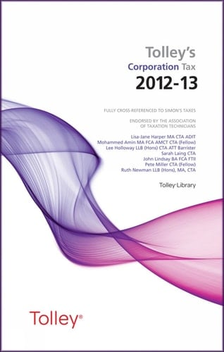 Tolley's Corporation Tax 2012-13 Main Annual