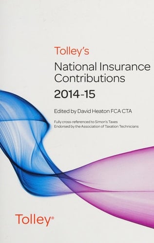 Tolley's National Insurance Contributions 2014-15 Main Annual