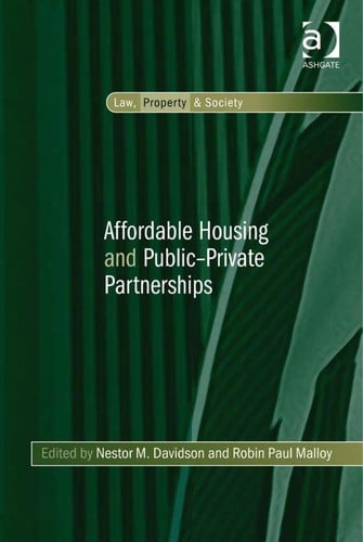 Affordable housing and public-private partnerships