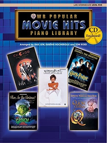 Popular Piano Library Movie Hits Level 5, Book, CD and General MIDI Disk