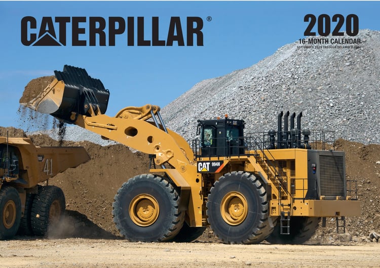Caterpillar 2020: 16-Month Calendar - September 2020 through December 2020