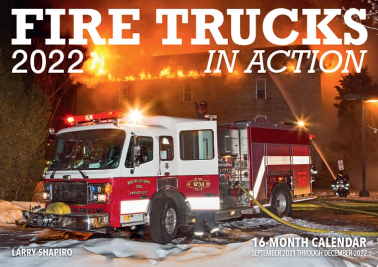 Fire Trucks in Action 2022 16-Month Calendar - September 2021 Through December 2022
