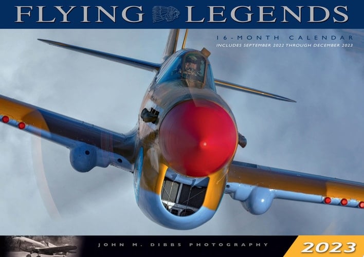 Flying Legends 2023 16-Month Calendar - September 2022 Through December 2023