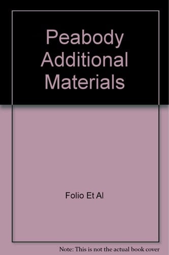 Peabody Additional Materials