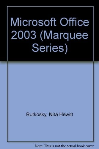 Microsoft Office 2003 (Marquee Series)