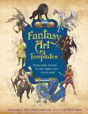 Fantasy Art Templates Readymade Artwork To Copy Adapt Trace Scan Paint