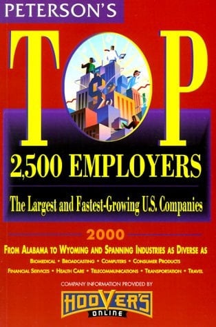 Peterson's Top 2,500 Employers, 2000