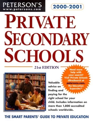 Private Secondary Schools 2000-2001