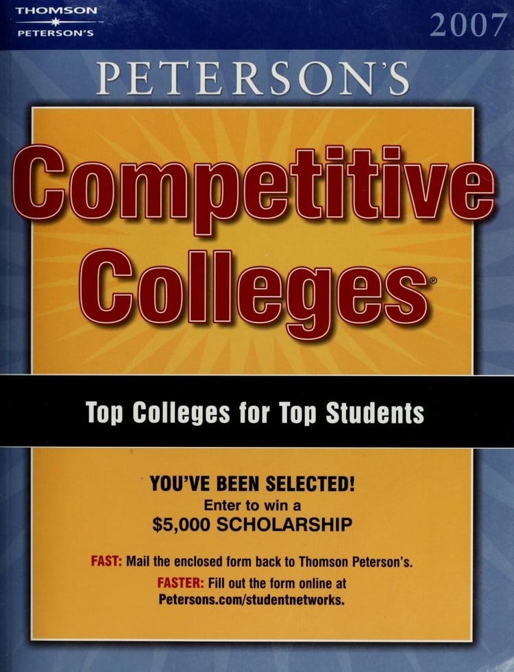 Peterson's Competitive Colleges