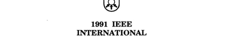 1991 IEEE International Joint Conference on Neural Networks The Westin Stamford and Westin Plaza, 18-21 November 1991, Singapore